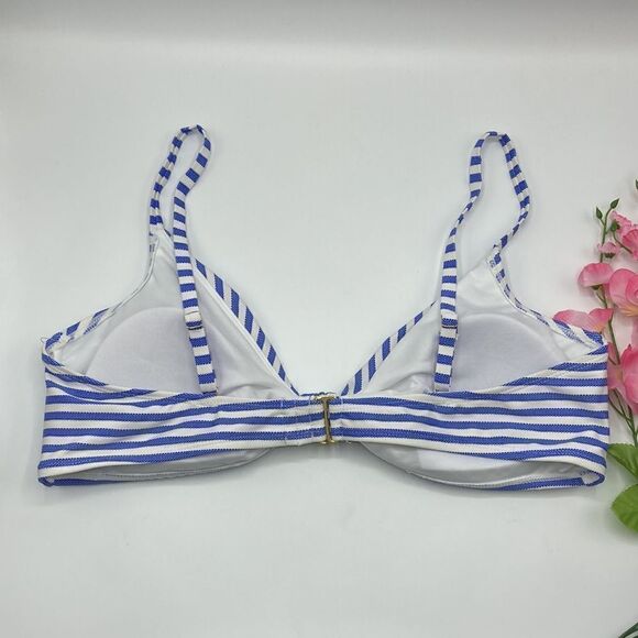 Women’s Tie Front Bralette Swim Top Swimsuit Bathing Suit Bikini Size XL - Picture 2 of 6